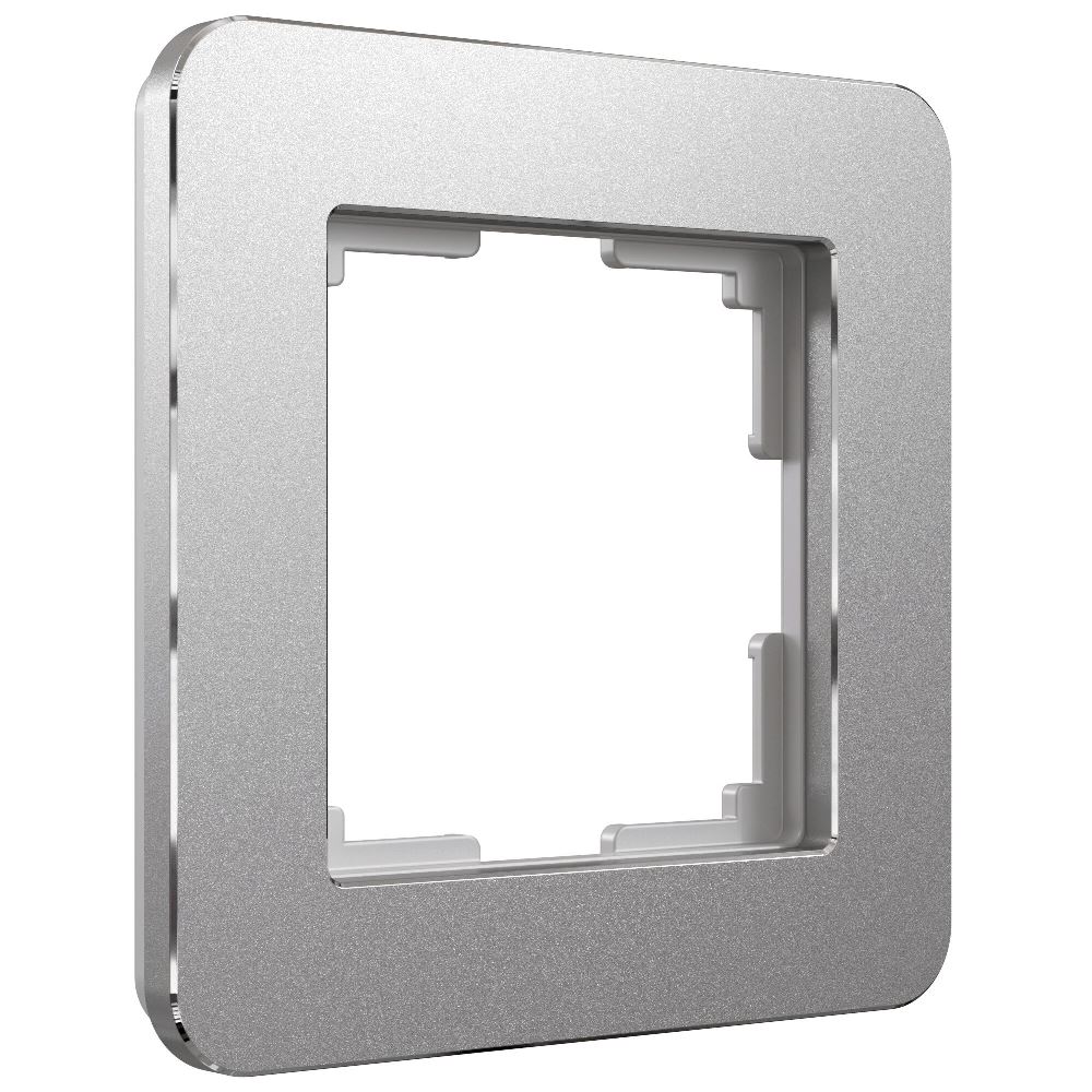 Рамка из металла Werkel Platinum на 1 пост Алюминий W0012606