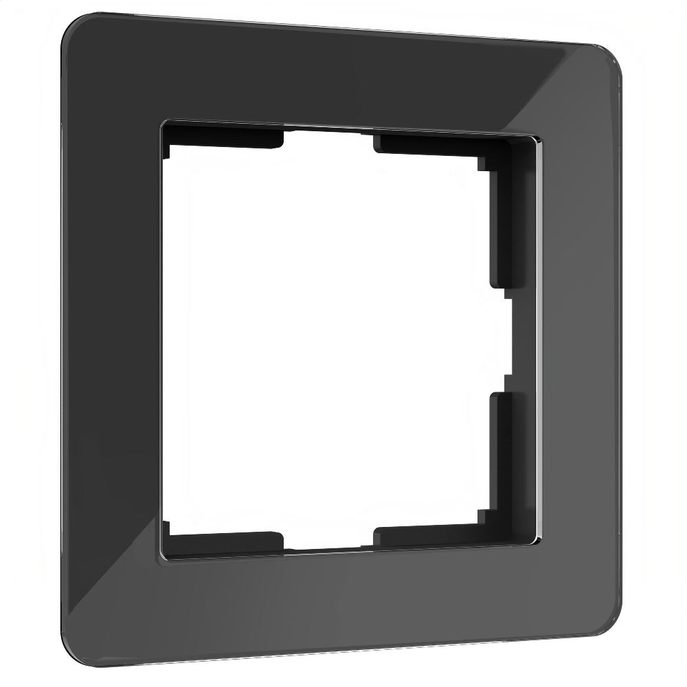 Рамка акриловая Werkel Acrylic на 1 пост Черный W0012708