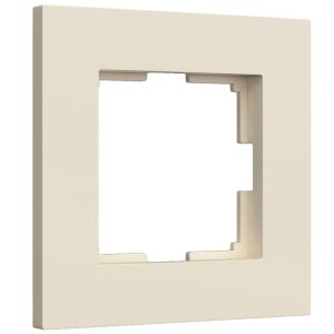 Рамка из поликарбоната Werkel Slab на 1 пост Айвори W0012962
