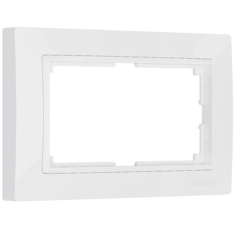 Рамка для двойной розетки Werkel Snabb basic Белый W0082001