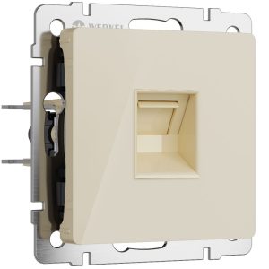 Розетка встраиваемая Ethernet Werkel RJ-45 Айвори W1181043