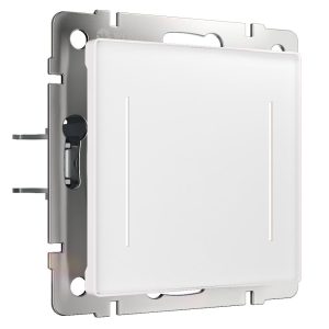 Выключатель двухклавишный встраиваемый сенсорный Werkel с Wifi Белый W4523001