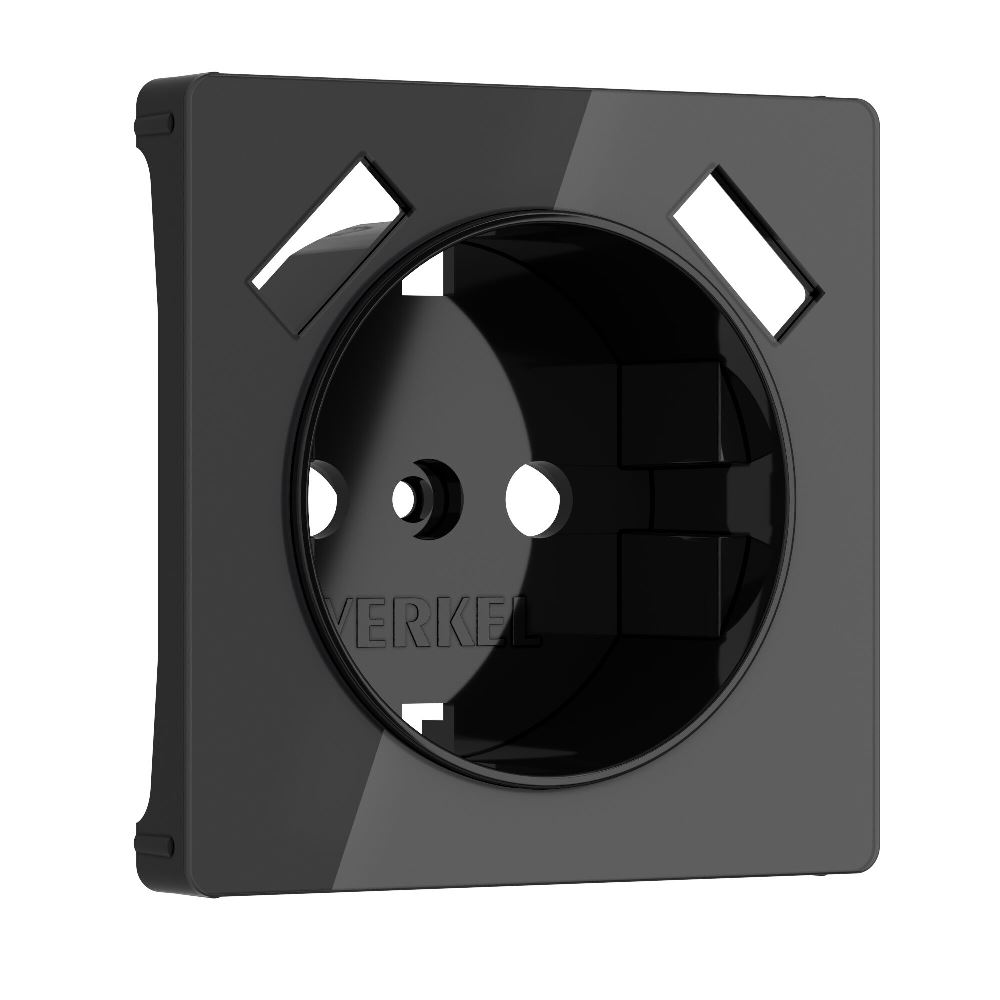 Накладка для розетки Werkel USB Черный W1179548