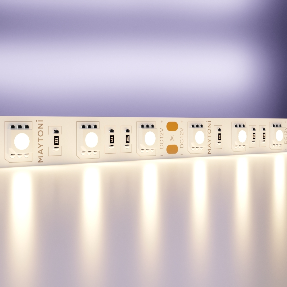 Светодиодная лента Standard Maytoni Led Strip Standard 5 м 3000 K Белый 10128