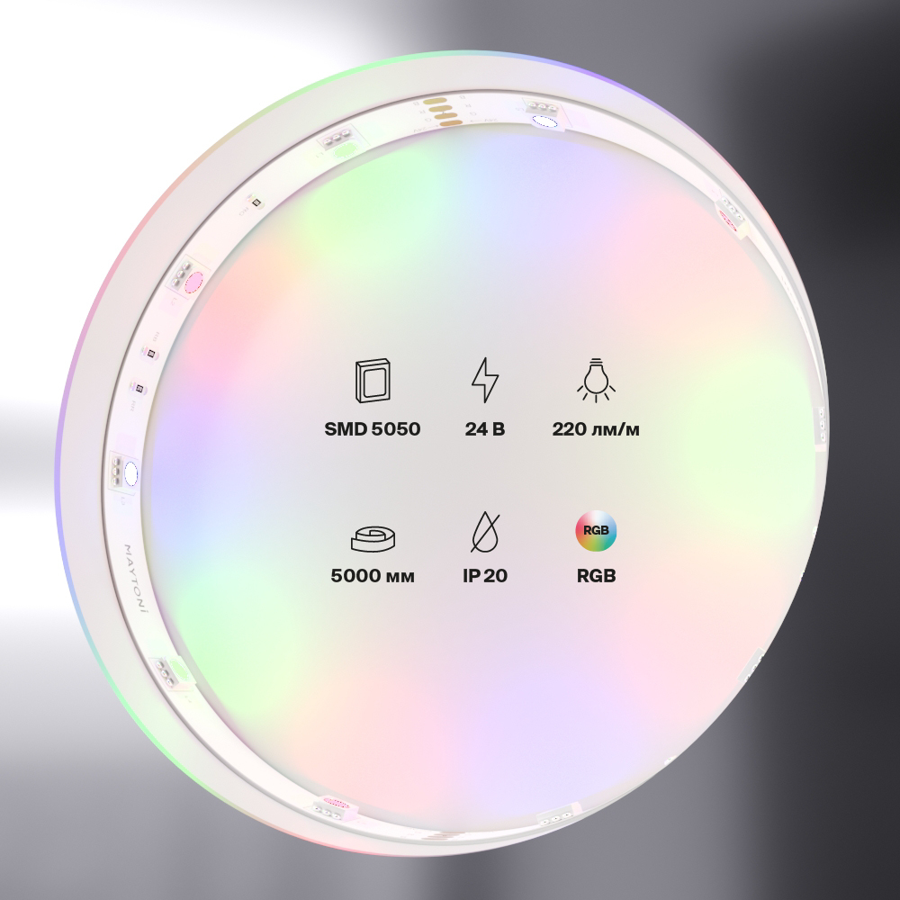Светодиодная лента Standard Maytoni Led Strip Standard 5 м RGB Белый 10166 — изображение 4