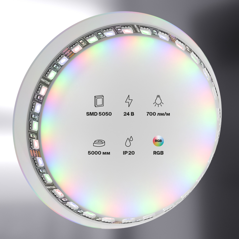 Светодиодная лента Standard Maytoni Led Strip Standard 5 м RGB Черный 20038 — изображение 4