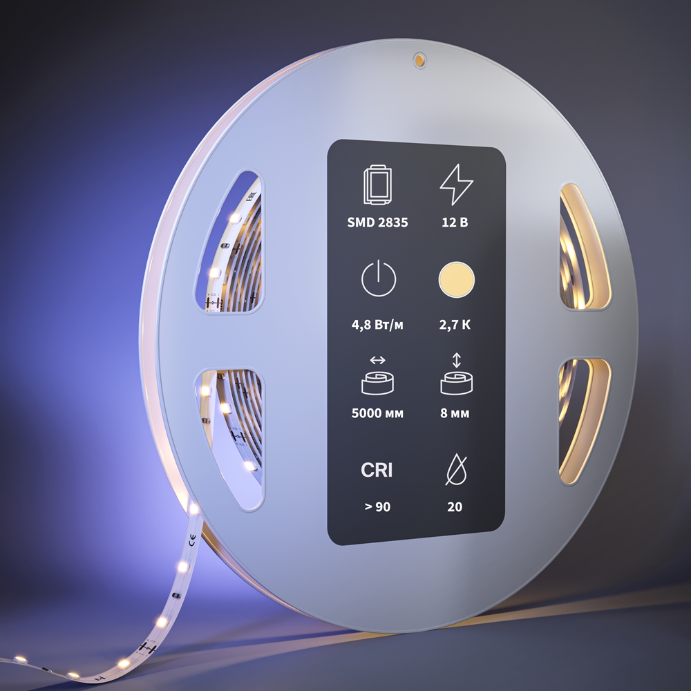 Светодиодная лента Maytoni Led Strip Ultra 5 м 2700 К Белый 201001 — изображение 2