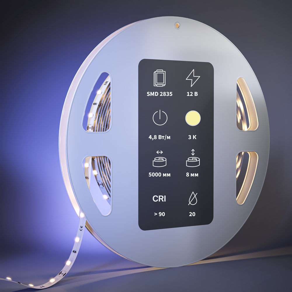 Светодиодная лента Maytoni Led Strip Ultra 5 м 3000К Белый 201002 — изображение 2