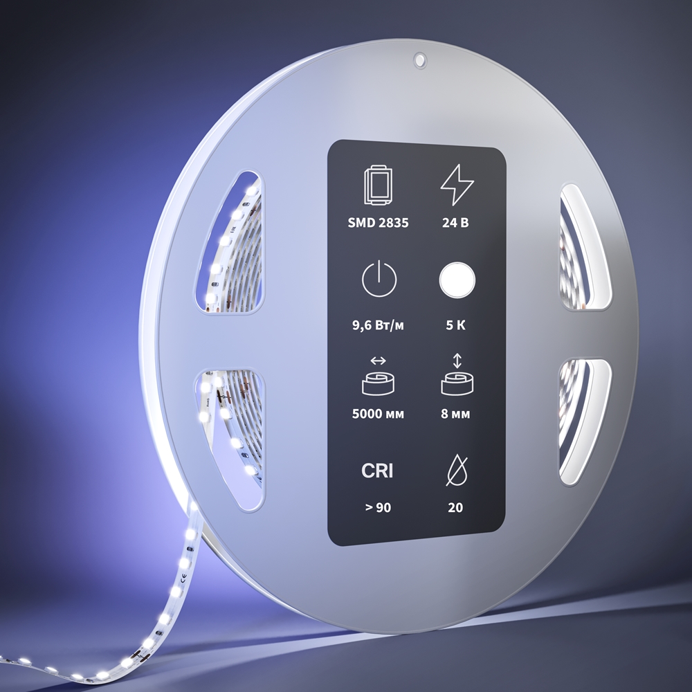 Светодиодная лента Maytoni Led Strip Ultra 5 м 5000 К Белый 201040 — изображение 2