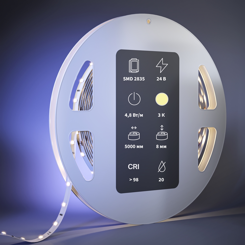 Светодиодная лента Maytoni Led Strip Ultra 5 м 3000 К Белый 201082 — изображение 2