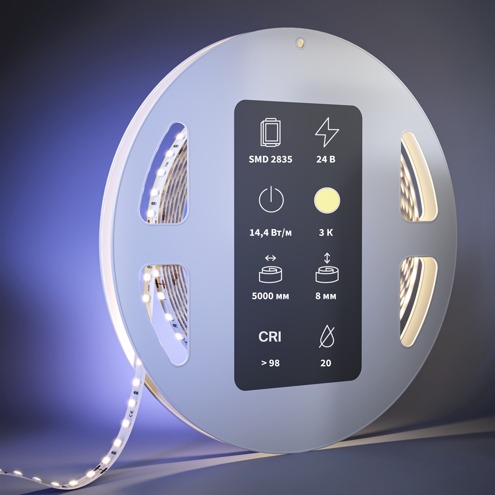 Светодиодная лента Maytoni Led Strip Ultra 5 м 3000 К Белый 201088 — изображение 2