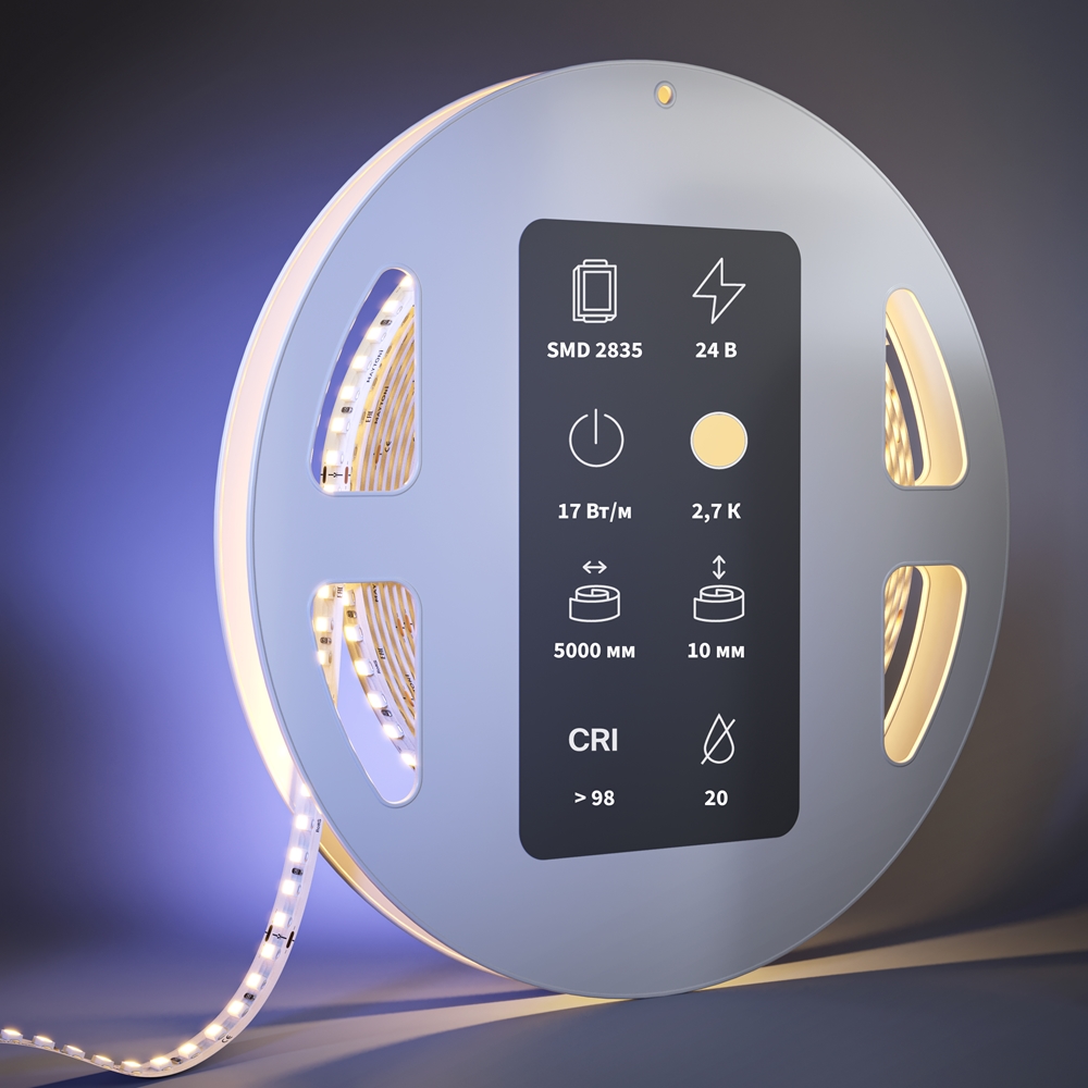 Светодиодная лента Maytoni Led Strip Ultra 5 м 2700 К Белый 201090 — изображение 2