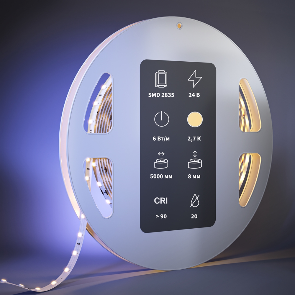 Светодиодная лента Maytoni Led Strip Ultra 5 м 2700 К Белый 201093 — изображение 2