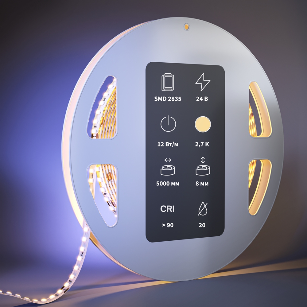 Светодиодная лента Maytoni Led Strip Ultra 5 м 2700 К Белый 201099 — изображение 2
