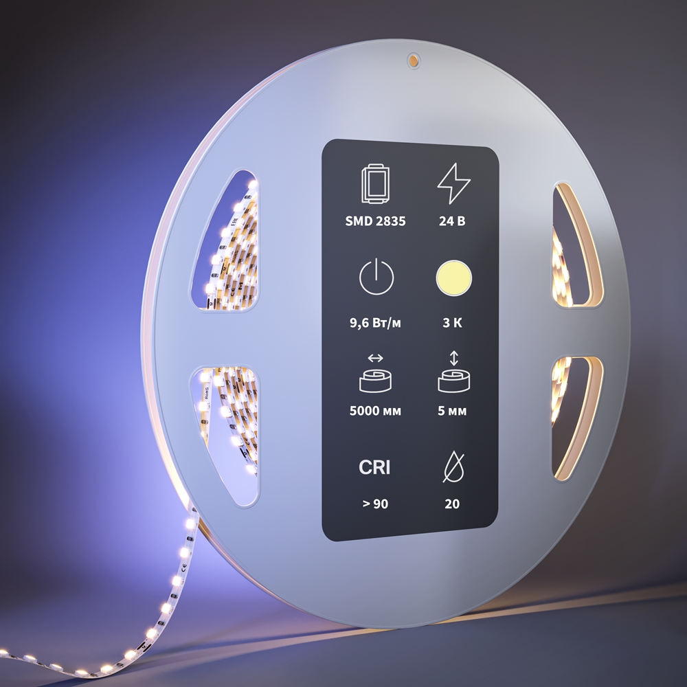 Светодиодная лента Ultra Maytoni Led Strip Ultra 5 м 3000К Белый 201109 — изображение 2