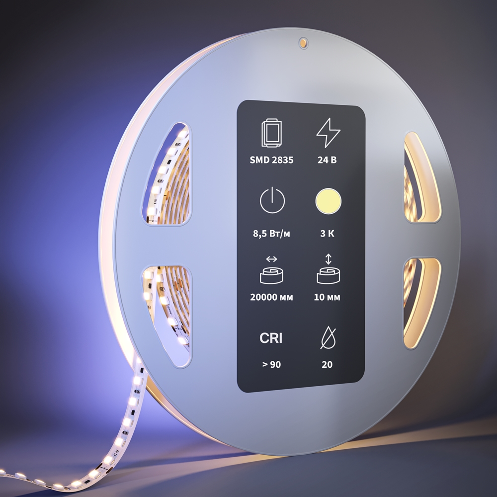 Светодиодная лента Maytoni Led Strip Ultra 20 м 3000 К Белый 201121 — изображение 2