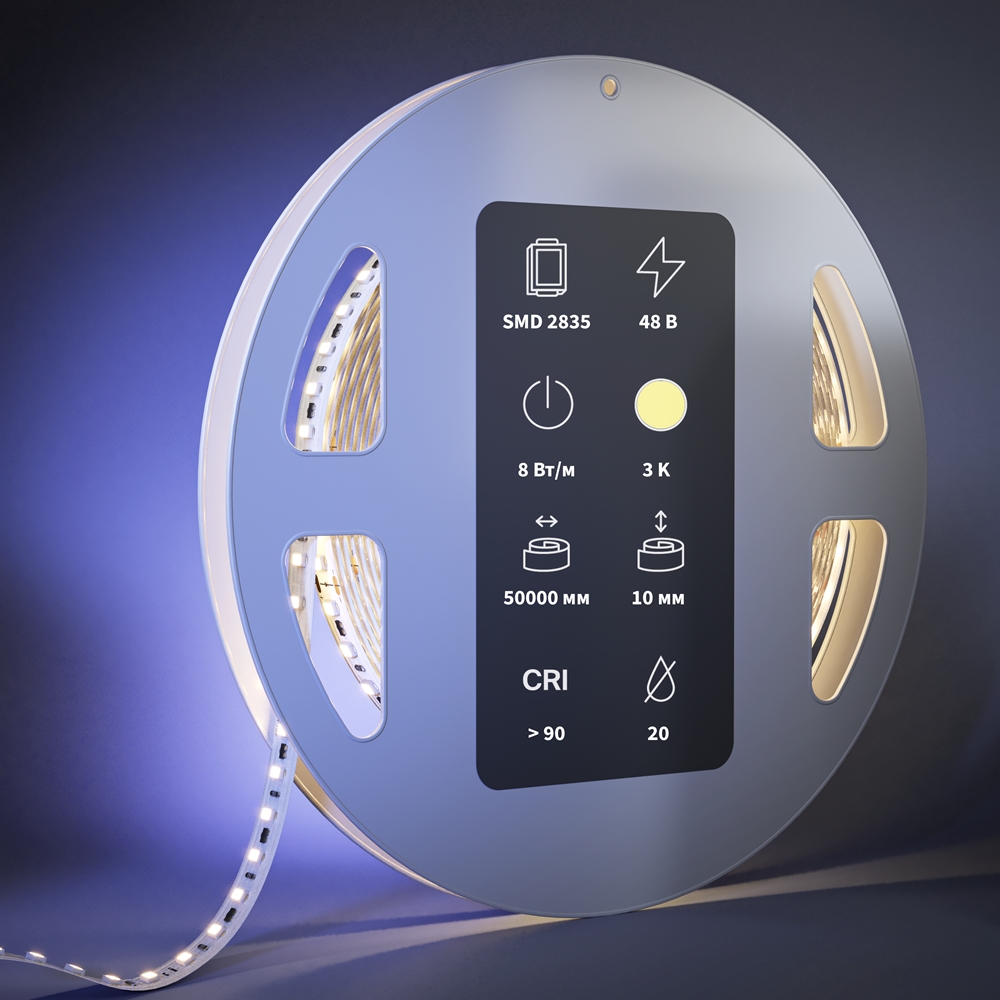 Светодиодная лента Maytoni Led Strip Ultra 50 м 3000 K Белый 201210 — изображение 2